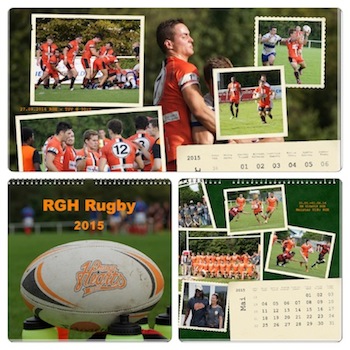 Der Rugby-Kalender 2015 der RG Heidelberg