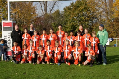 Zeigten in neuen Trikots tolle Leistungen: die U12 der RG Heidelberg